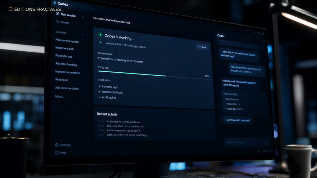 Agent de programmation travaillant de nuit devant plusieurs fenêtres de code
