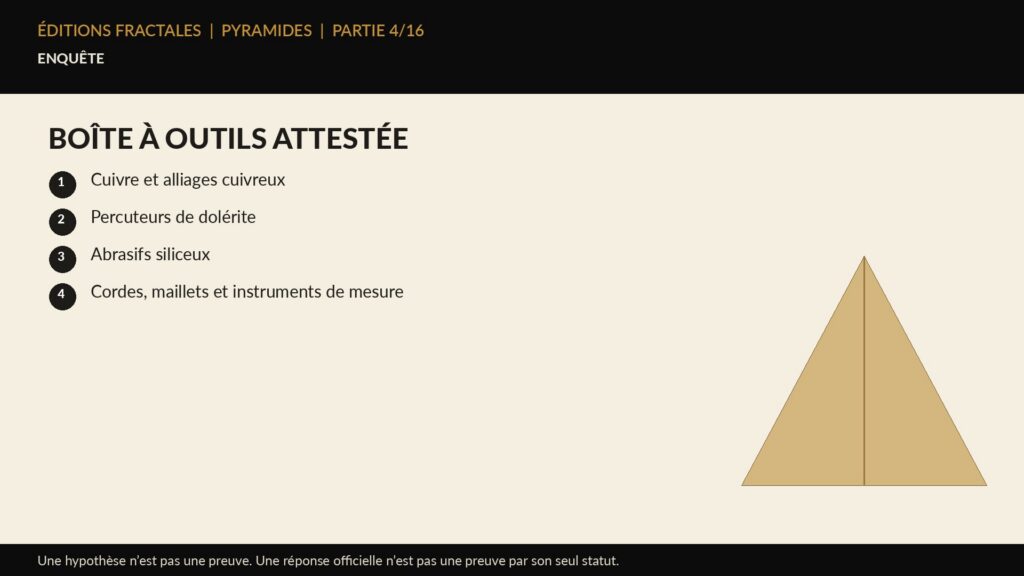 Infographie Éditions Fractales sur boîte à outils attestée