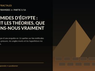Grande pyramide de Giza, dossier Éditions Fractales partie 1 sur les théories de construction