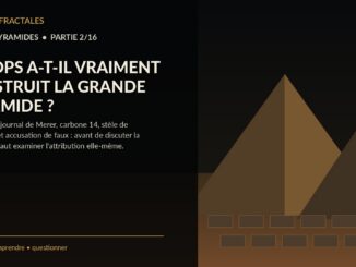 Grande pyramide de Giza, dossier Éditions Fractales partie 2 sur les théories de construction