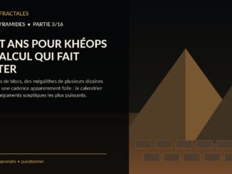 Grande pyramide de Giza, dossier Éditions Fractales partie 3 sur les théories de construction