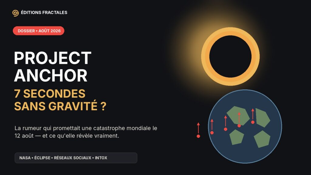 PROJECT ANCHOR : 7 secondes sans gravité — anatomie d’une rumeur mondiale