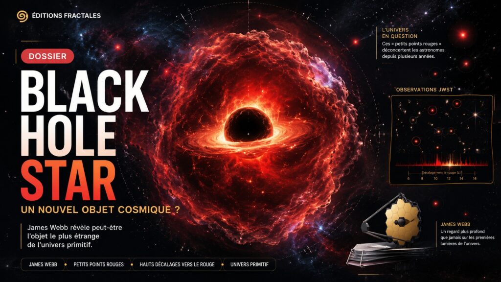 BLACK HOLE STAR : James Webb vient-il de révéler un nouvel objet cosmique ?