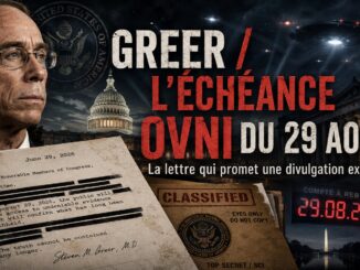 Steven Greer et l’échéance OVNI du 29 août 2026, vignette Éditions Fractales sur la lettre de divulgation UAP