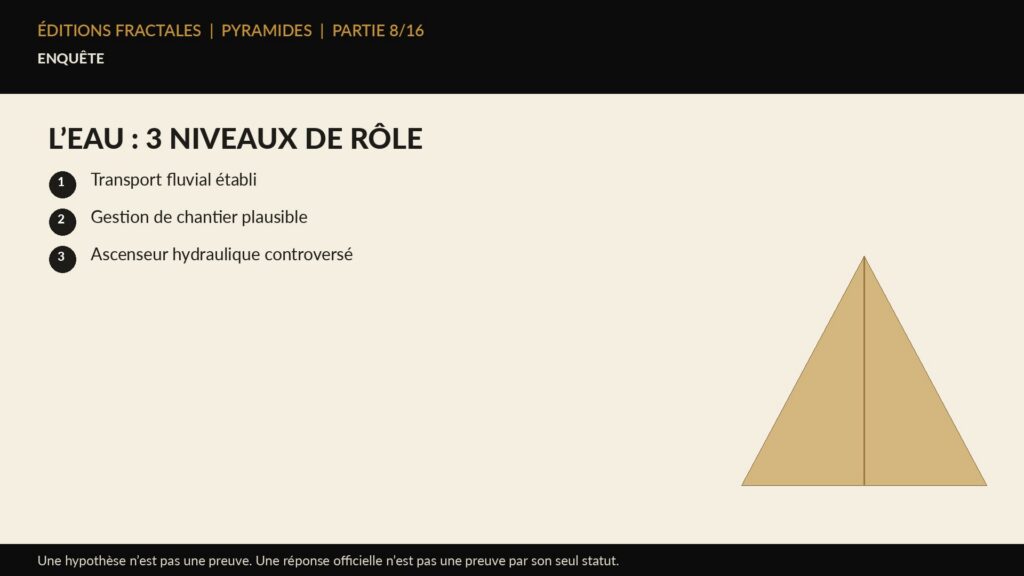 Infographie Éditions Fractales sur l’eau : 3 niveaux de rôle