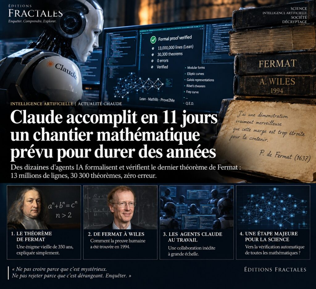 Agents IA et interfaces de vérification mathématique autour de la preuve de Fermat