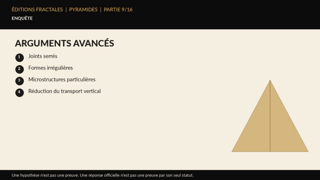 Infographie Éditions Fractales sur arguments avancés