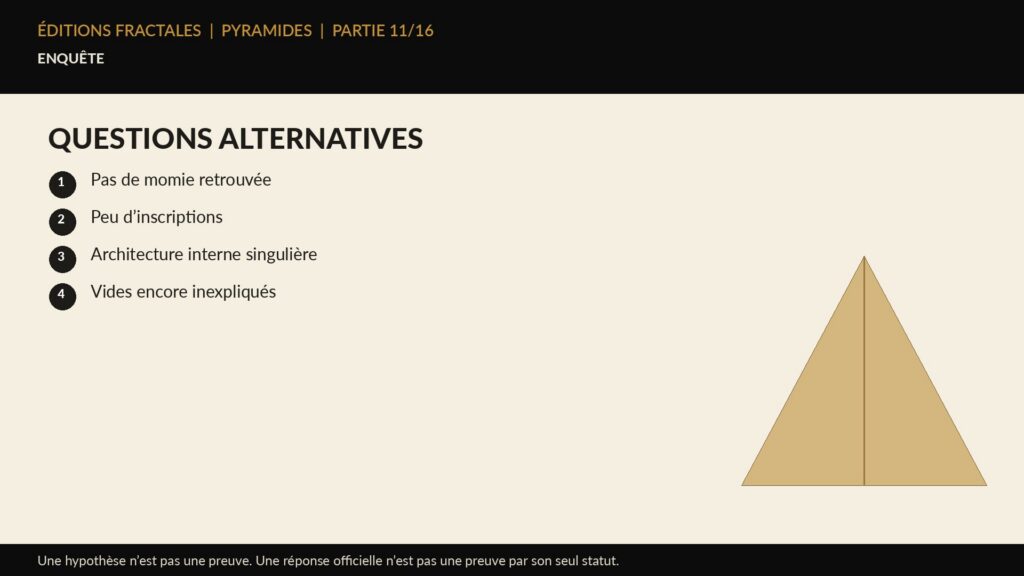 Infographie Éditions Fractales sur questions alternatives