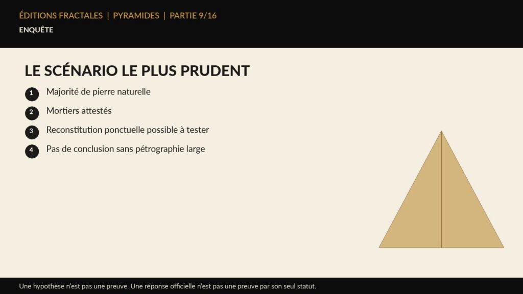 Infographie Éditions Fractales sur le scénario le plus prudent
