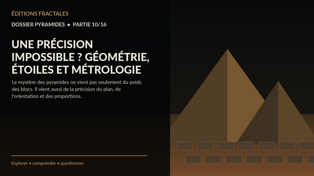 UNE PRÉCISION IMPOSSIBLE ? GÉOMÉTRIE, ÉTOILES ET MÉTROLOGIE
