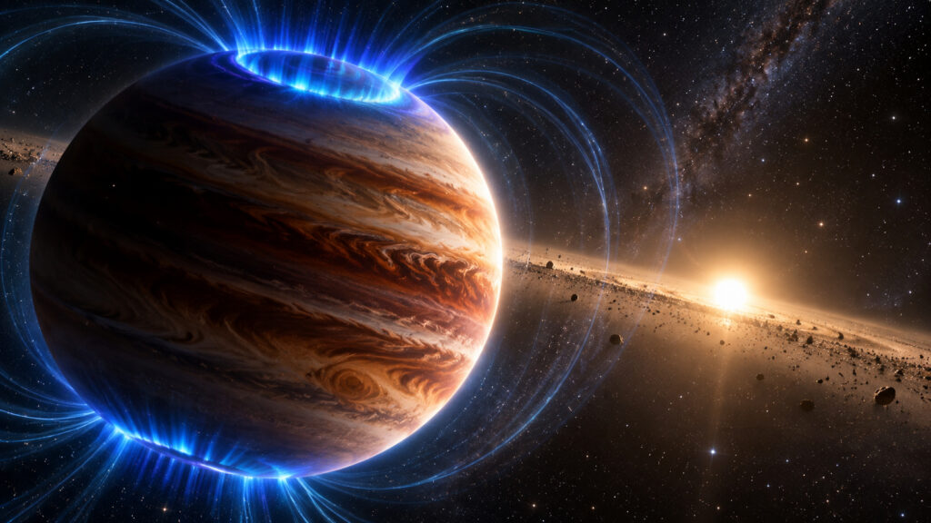 UN MONDE VIENT DE BRISER LE SILENCE : des ondes radio captées directement depuis une exoplanète à 63 années-lumière