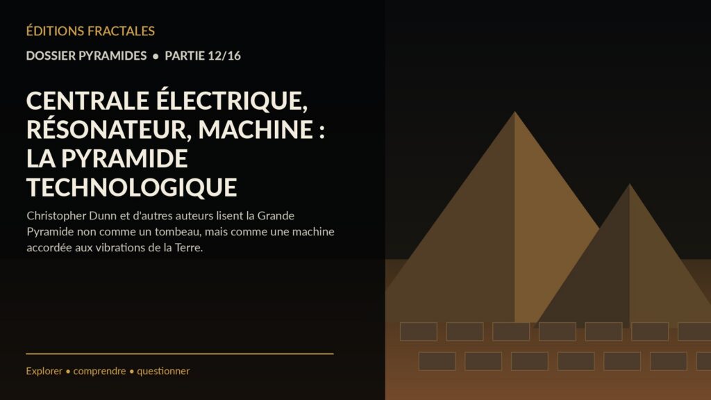CENTRALE ÉLECTRIQUE, RÉSONATEUR, MACHINE : LA PYRAMIDE TECHNOLOGIQUE