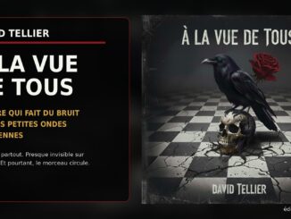 David Tellier, À la vue de tous, vignette éditoriale inspirée de la pochette officielle