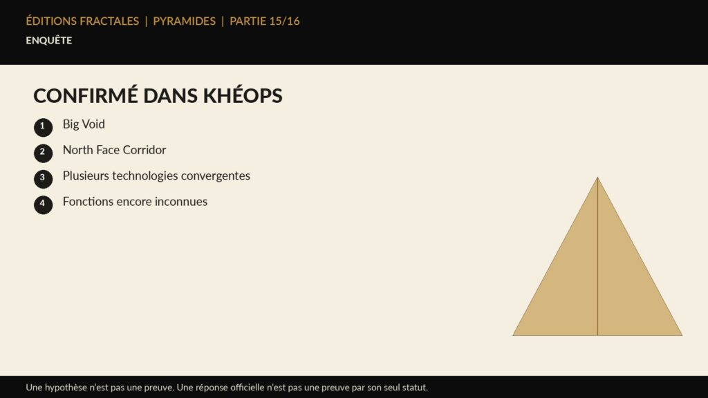 Infographie Éditions Fractales sur confirmé dans khéops