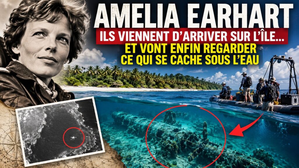 AMELIA EARHART : ils viennent d’arriver sur l’île… et vont enfin regarder ce qui se cache sous l’eau