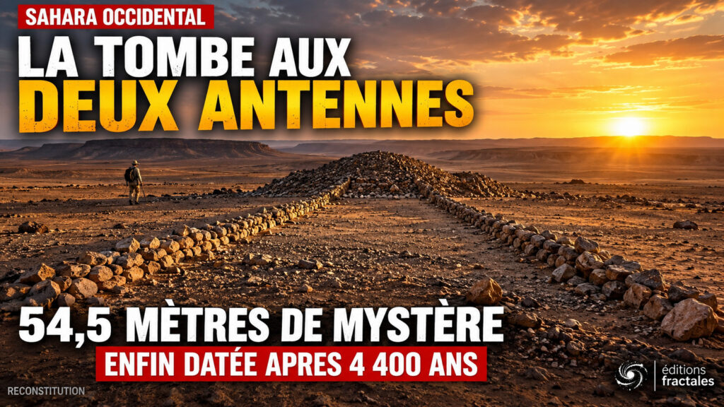 SAHARA : cette étrange tombe de 54,5 mètres a gardé son secret pendant 4 400 ans… pourquoi deux antennes de pierre ?