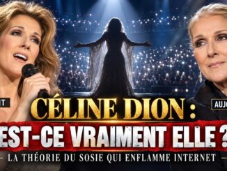 Montage éditorial avec Céline Dion avant et aujourd’hui, et le titre de l’article